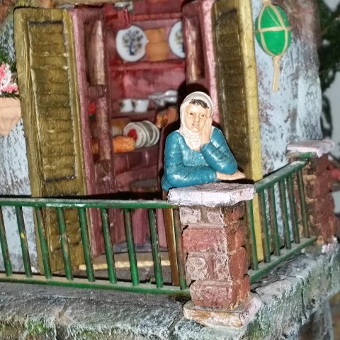 Foto Presepe su antica tegola in 3D n. 4