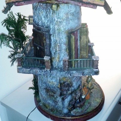 Foto Presepe su antica tegola in 3D n. 6