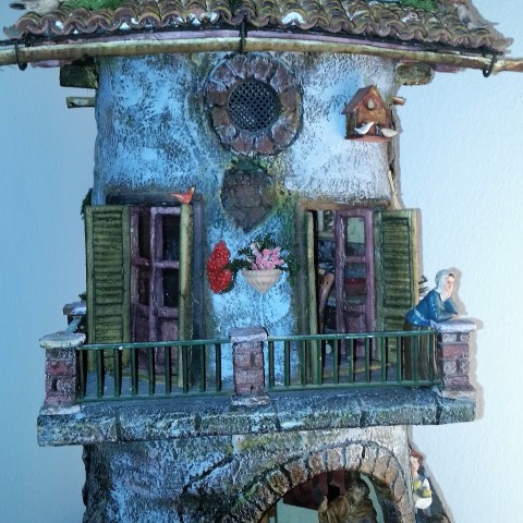 Foto Presepe su antica tegola in 3D n. 7